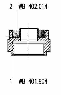 tappet complete WB 401 909-U